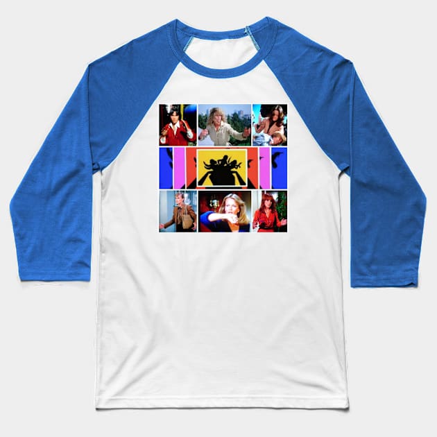 Charlies angels Baseball T-Shirt by fonchi76